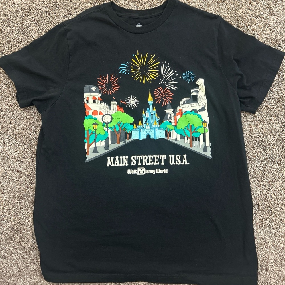 Disney Parks Walt Disney World Main Street USA T-shirt Adult Unisex XL